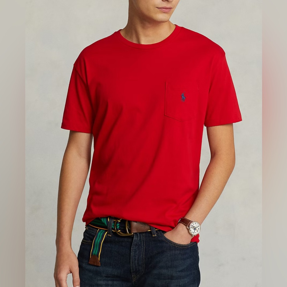 Polo Ralph Lauren Men’s Jersey Pocket T-Shirt - Large